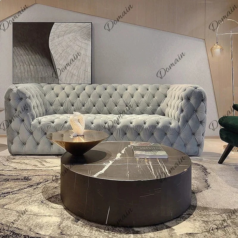 AZ Modern Art Marble Coffee Table Set Nordic Living Room Round Nesting Tables Luxury