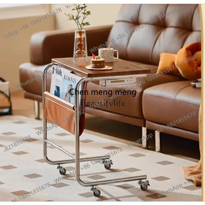LHY26 ss style NEW Bedside table bay window sofa side table removable computer folding small table ss 8617
