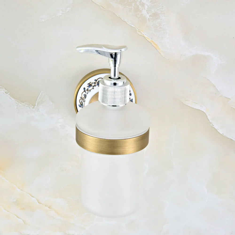 Imagem -04 - Dispensador de Sabão Líquido para Pia de Banheiro Dispensador de Latão Antigo para Loção com Suporte para Armazenamento de Garrafa para Cozinha Zba814