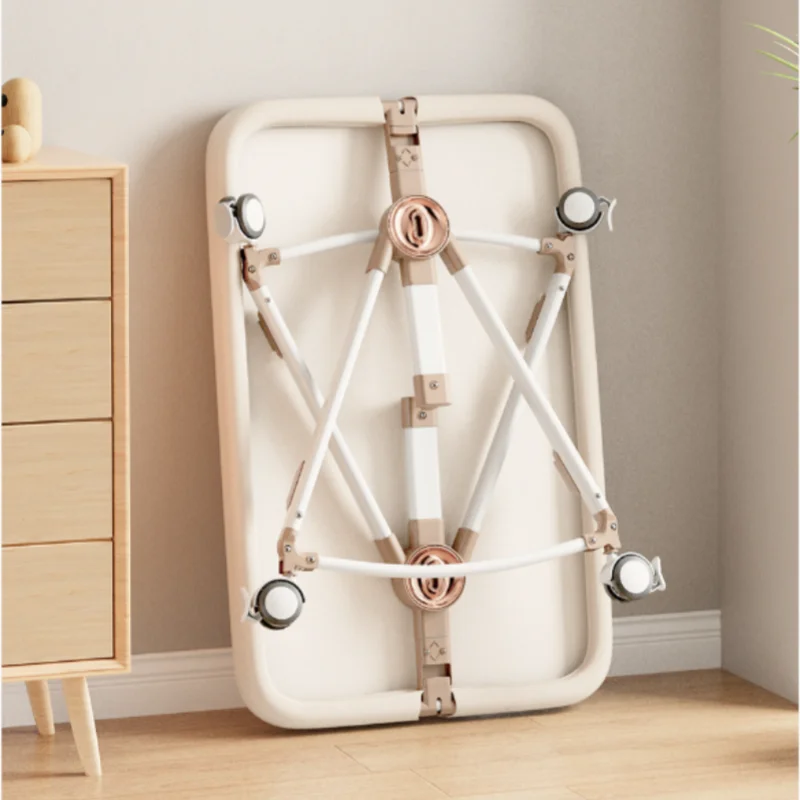 سرير أطفال بعمر 0-2 سنة، سرير هزاز محمول ومتحرك، سرير كبير وحدات لحديثي الولادة متعدد الوظائف قابل للطي #6