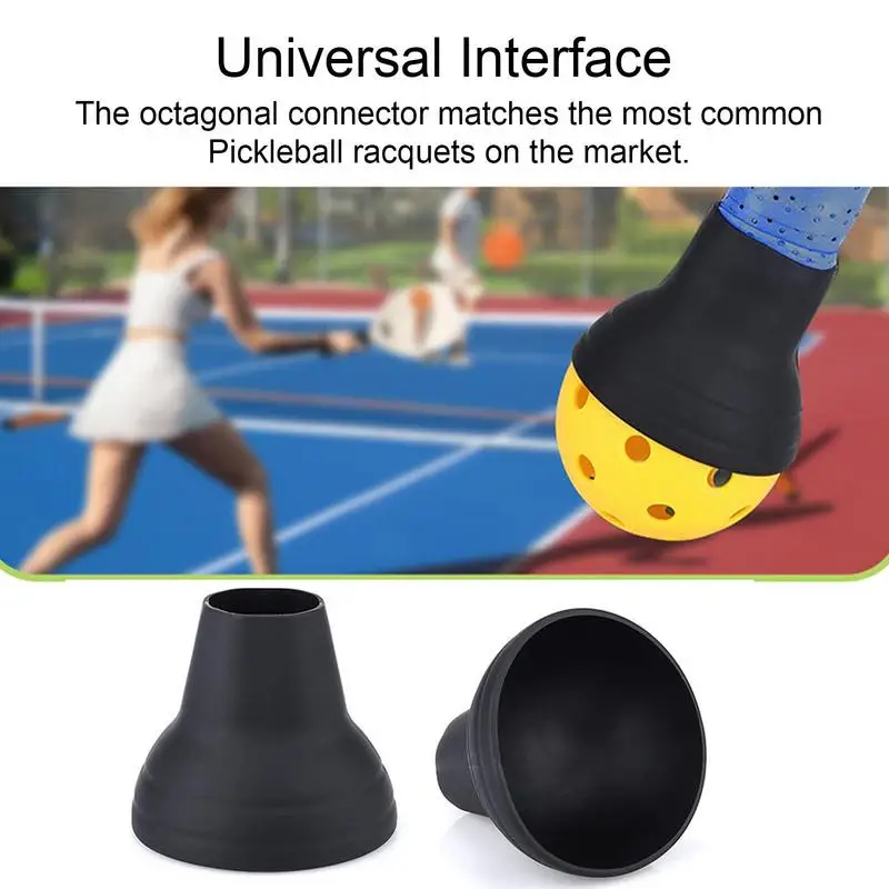 Pickleball Picker 2pcs Rubber Pickleball Pick Up Tool Easy Attaches To Pickleball Paddles Without Bending Over Pickleball Pick