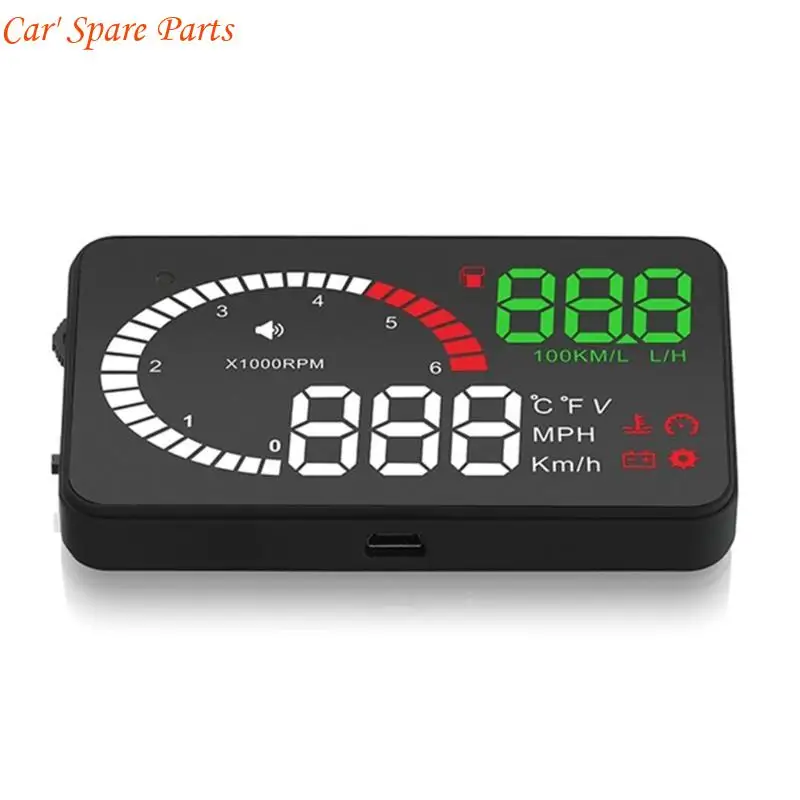 Y4UA HUD Head Up Display Auto OBD2 Projector for Car Security Water Temperature Alarm