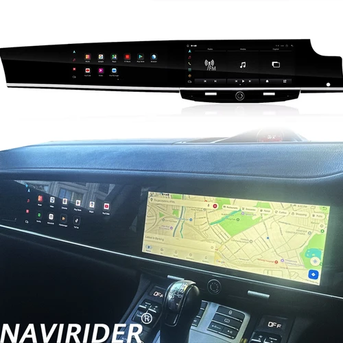 ポルシェ パナメーラ用 右ハンドル デュアル12.3インチ カーラジオ 4G GPS マルチメディア 2010-2016 ビデオプレーヤー ナビ PCM3.1 Android Auto カーラジオユニット Carplay