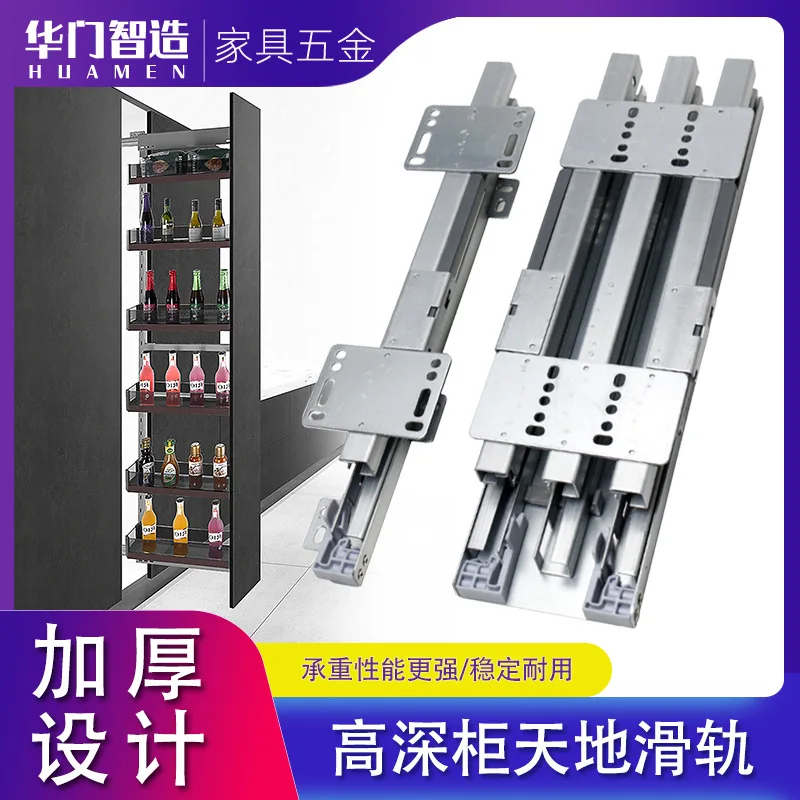 Concealed Soft Close Cabinet Drawer Slides Electroplated Cold Rolled Steel Bottom Mount Damping Rails In To Mm Lengths Furniture