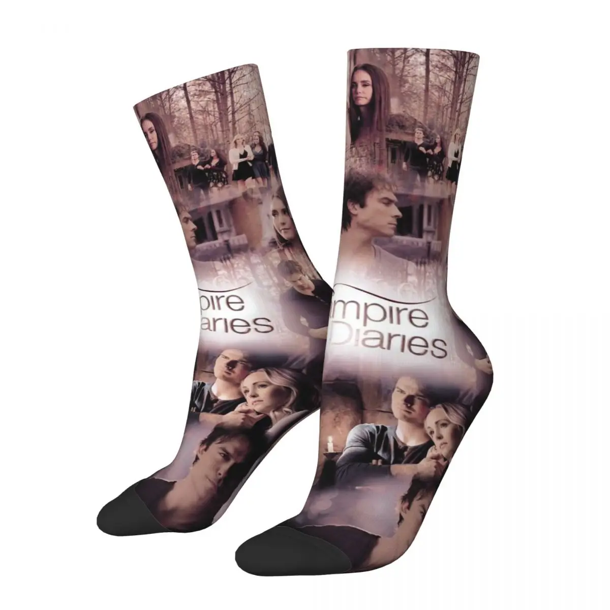 Damon The Vampire Diaries TV Show Men Women Socks,Motion Beautiful printing Suitable for all seasons Dressing Gifts