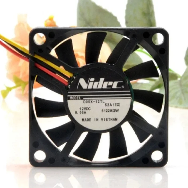 D 1PC Silent Humidifier Cooling Fan For Nidec D05X-12TL 5010 5CM 12V 0.60A