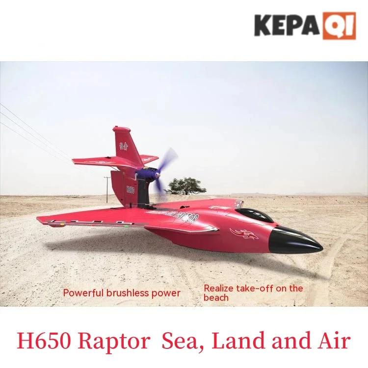 Raptor H650 Sea Land And Air Wodoodporny samolot 6-kanałowy stały piankowy prezent Bezszczotkowy model sterowania silnikiem Zabawka samolotu zdalnie sterowanego