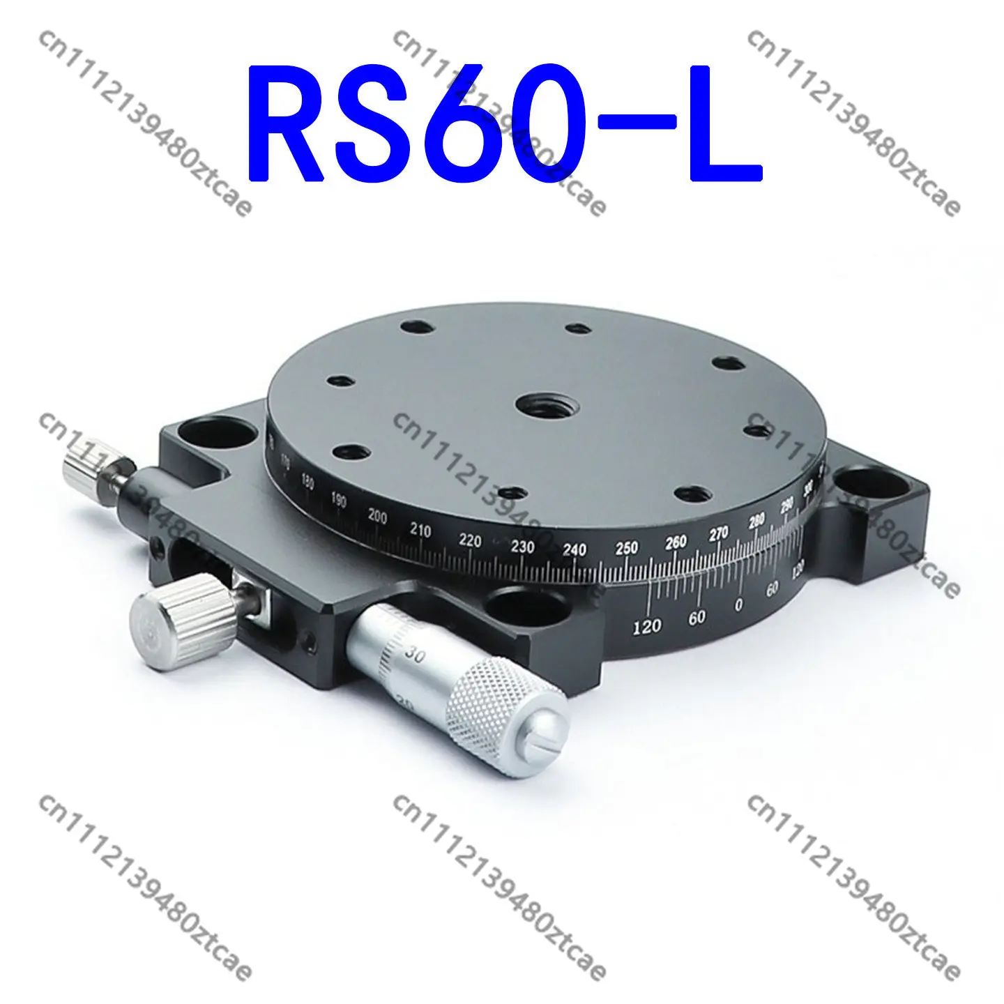 R Axis Rotation Platform, High Precision 360° Angle Fine Adjustment Indexing Table, Manual Optical Sliding Table, RS/RSP Series
