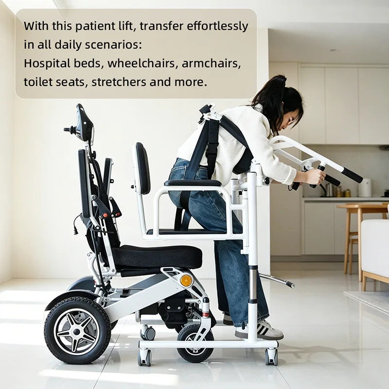 Senior-friendly Patient Shifter Lifter Lift Single Bath Chair Toilet Chair Home Assist Lift