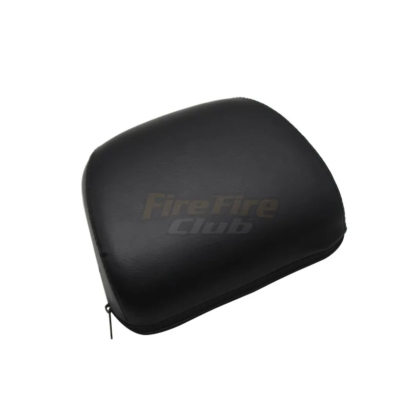 For Harley 883 1200 48 Universal PU Leather Motorcycle Passenger Sissy Bar Backrest Pad Black