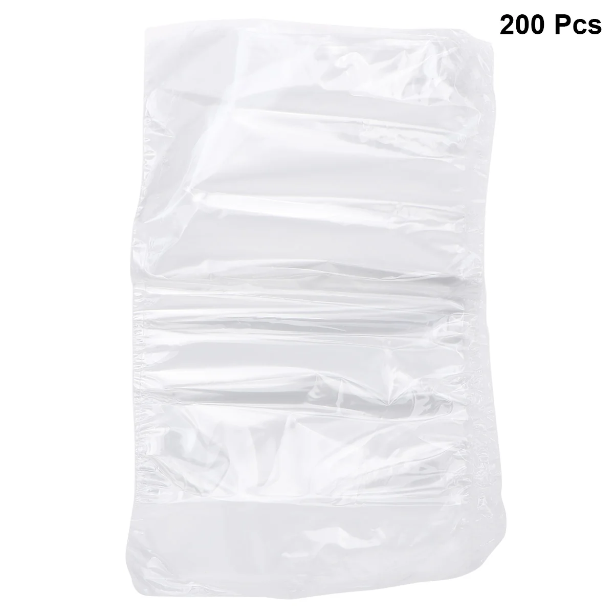 200pcs POF Heat Shrink Wrap Bags Waterproof Laminating Film Transparent Heat-shrinkable Bag for Soaps Bath DIY Crafts Size