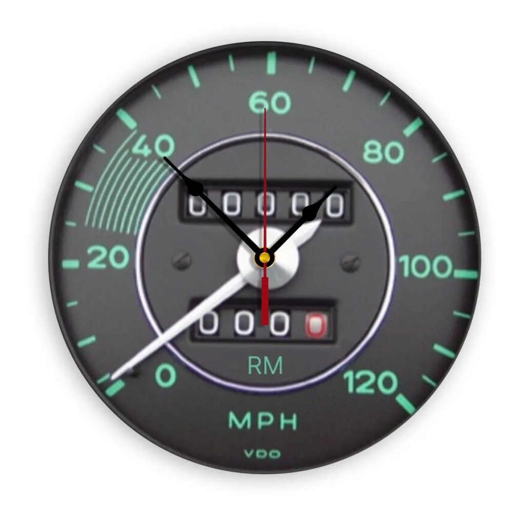 Porsche 356 Tachometer Wall Clock Modern 3D for Home Office Hotel Restaurant School Decoration