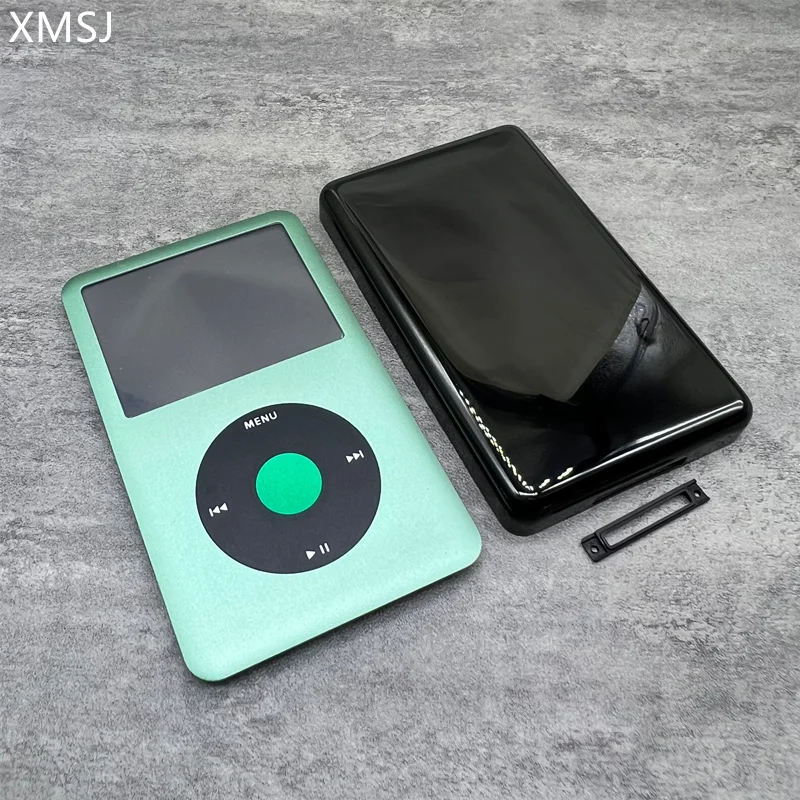 light gree front faceplate black back case housing click wheel center button bezel for iPod 6th 7th classic 80gb 120gb 160gb