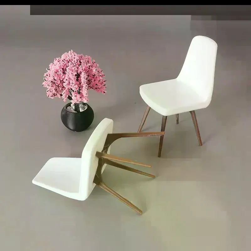 1/12 Dollhouse Simulation Mini Chair Model Dollhouse Furniture Decoration Toy Dolls House Micro Scene Construction Props