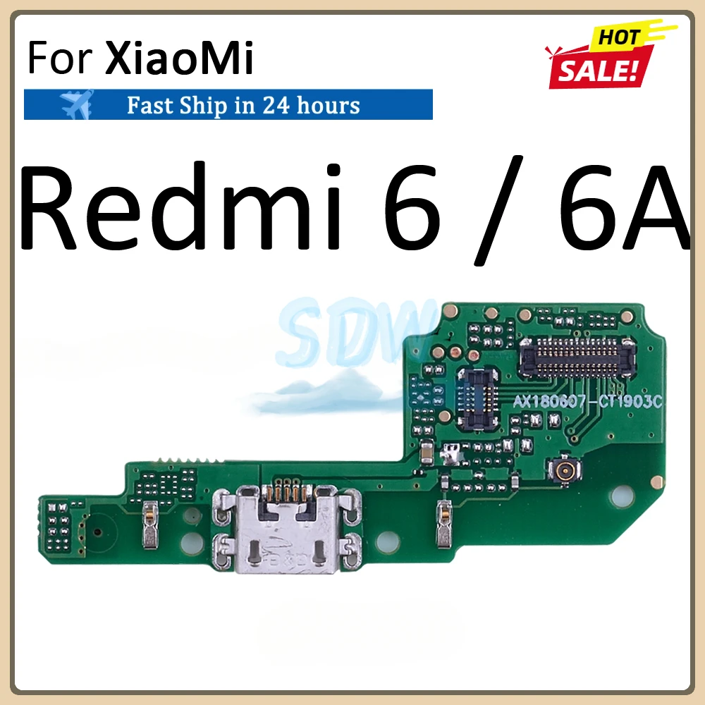 Charging Port Dock Plug Connector Charger Board Flex Cable For XiaoMi PocoPhone F1 Redmi Note 8 8T 7 6 5 Pro Plus 8A 7A 6A S2