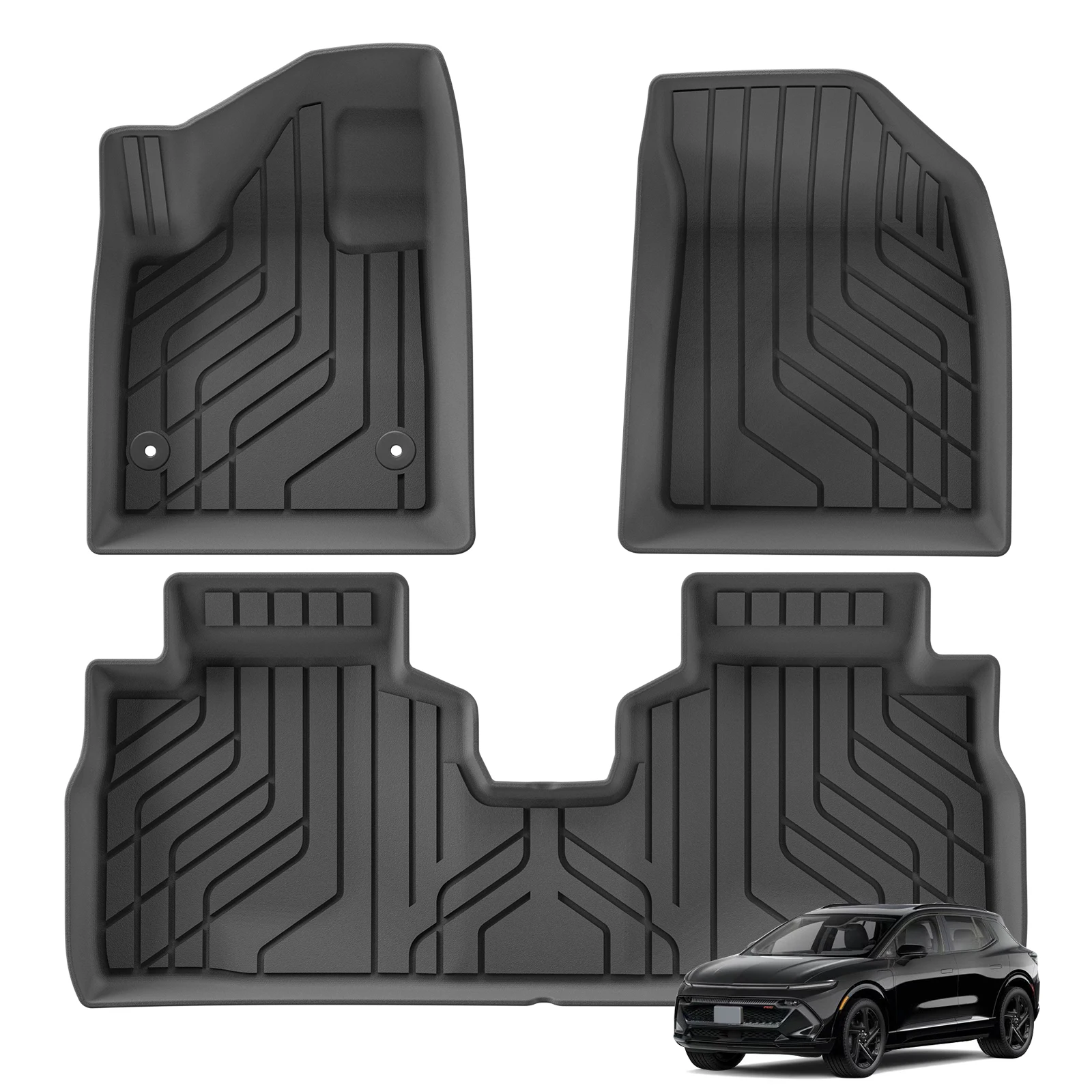 luckeasy-シボレーエクイノックス-ev-2025-tpe-3d-車のフロアマットトランクパッド防水保護全天候ブラック