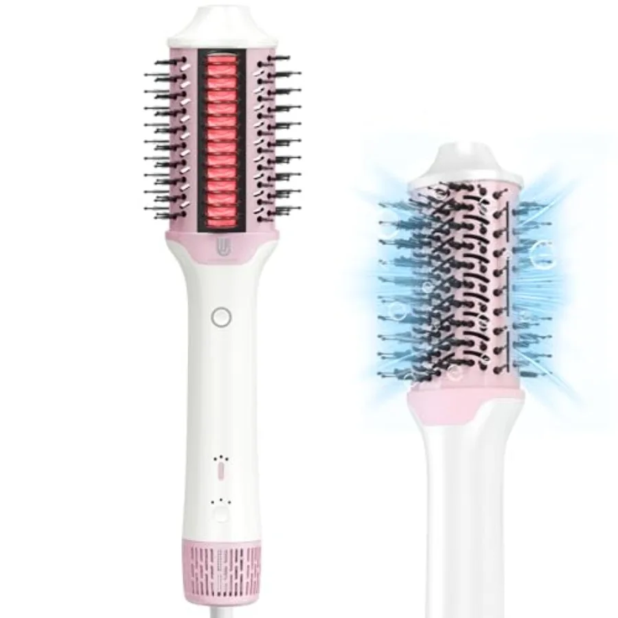 

Blow Dryer Brush Hair Straightener: High Speed Hot Air Styler 110000 RPM for Fast Drying Straightening Volumizing One Step Volu