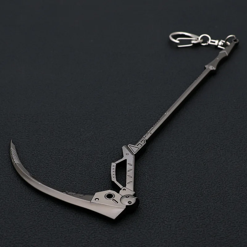 Rebuild of Evangelion Weapon Ayanami Rei Sliver Sickle EVANGELION Mark.09 NERV 18cm Metal Anime Weapon Model Keychains Gifts Toy