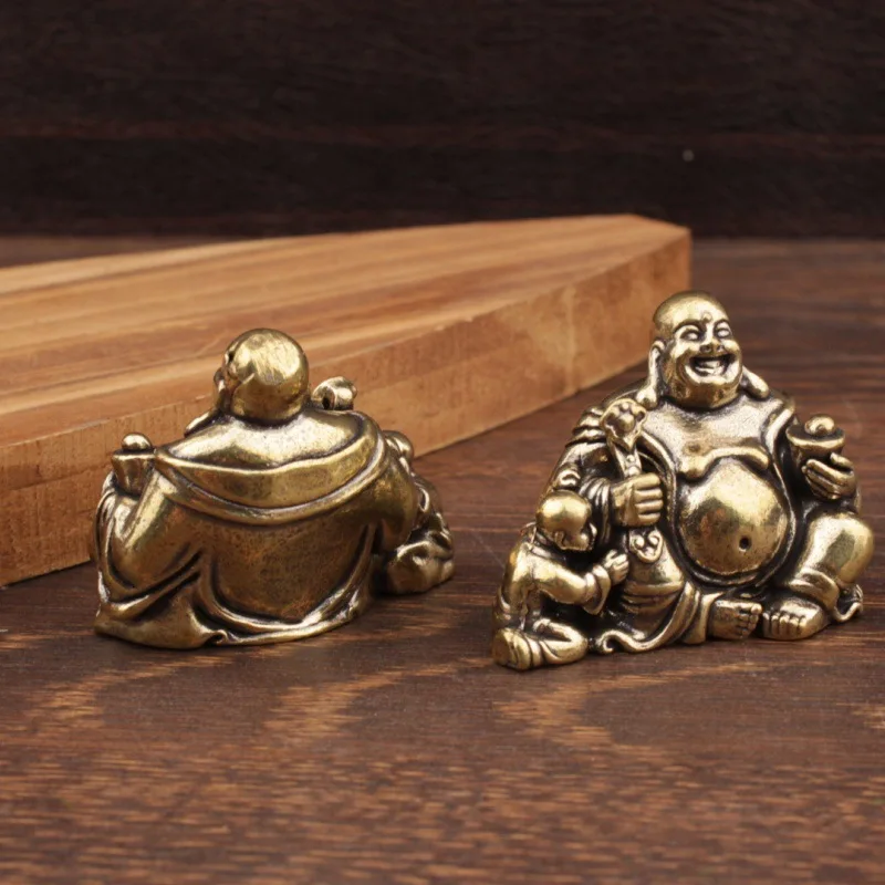 Hand-held ingot Milefo brass ornament handicrafts stalls small merchandise market small gifts