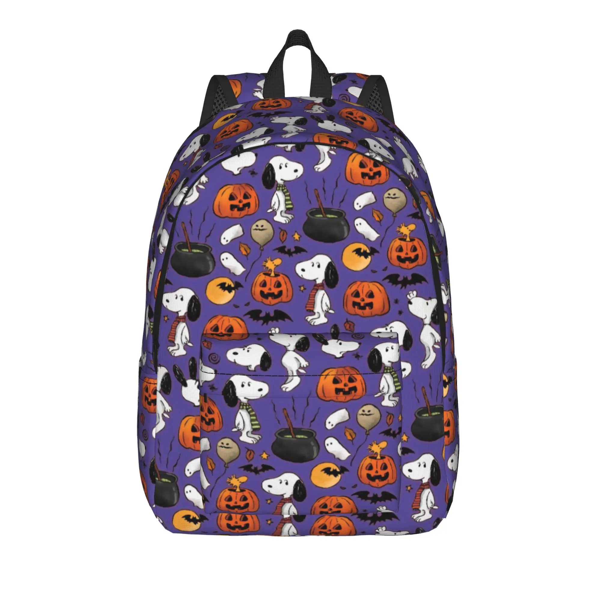 Pumpkin Halloween Snoopys Cool Backpack Durable Student Business  Daypack for Men Women Laptop Computer Canvas Bags