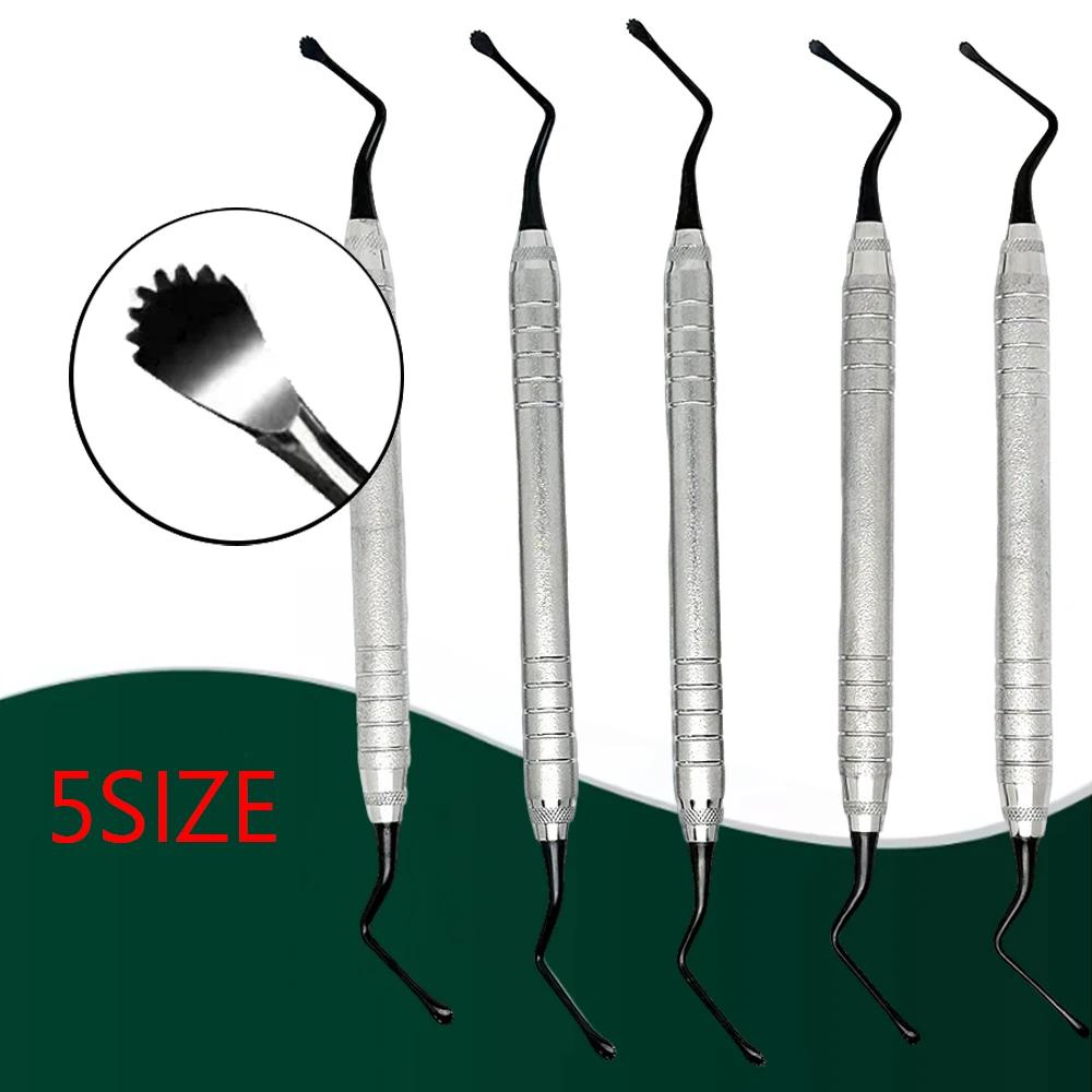 

Dental Jagged Gracey Curette Set for Periodontal Cleaning and Bone Scaling Tooth Instrument Tools