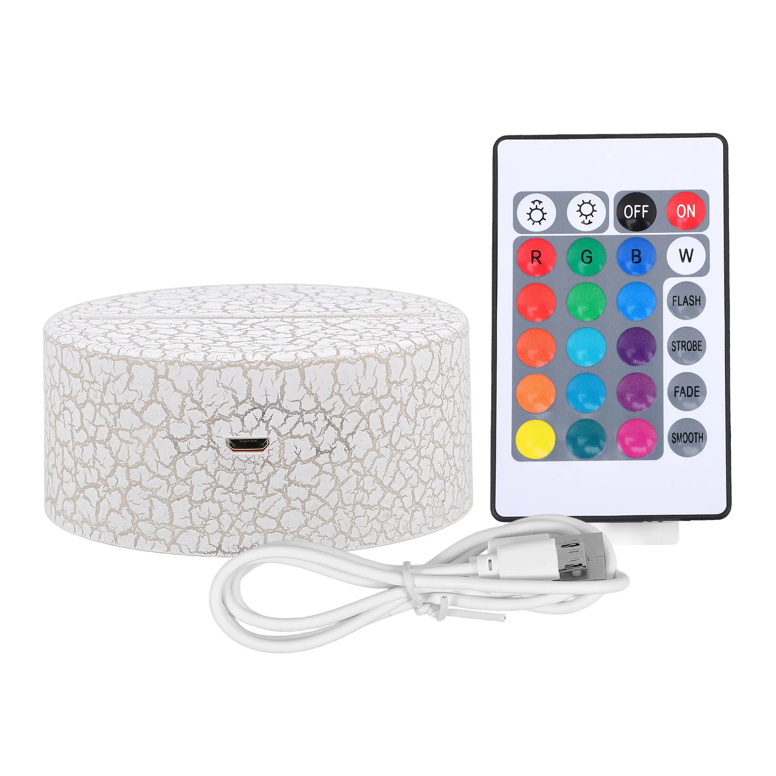 

Touch Control Led Lamp Base Usb Charging, Adjustable Brightness Colorful Light For Acrylic Board, Decorative Night Light