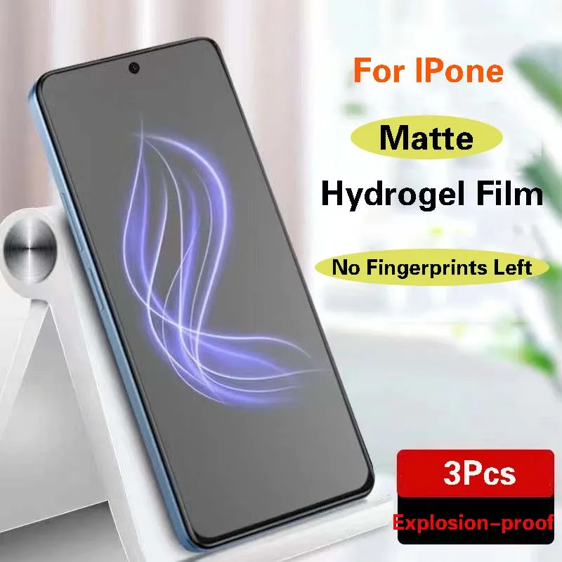 

Гидрогелевая пленка для IPhone 14ProMax 12ProMax 13Pro, матовая защита экрана 11ProMax 14Plus 13Mini HD, мягкая 13ProMax X XR XS Max