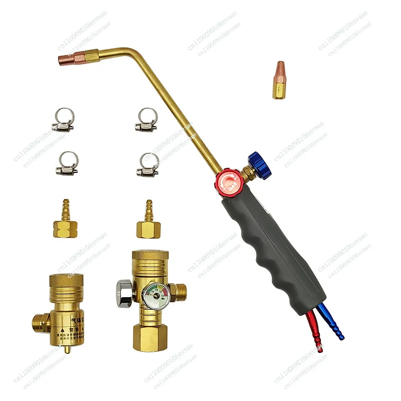 

Аэробная сварочная горелка, кислородный газ, пропановый газ, мини-кислородная сварочная горелка, полностью медная миниатюрная сварочная горелка MAPP