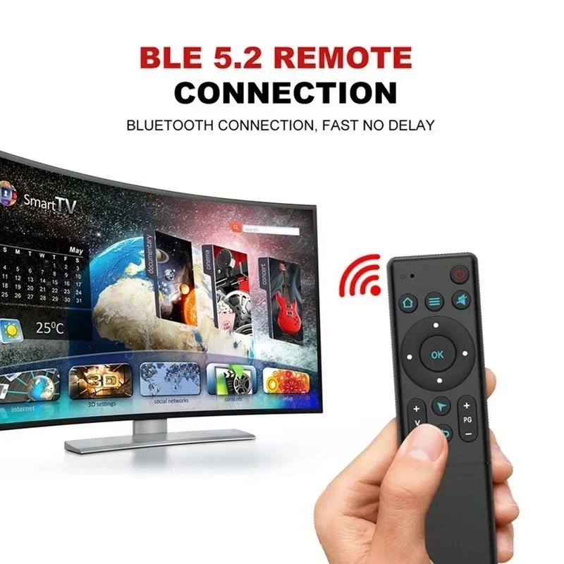 ZLRLMHY Smart Remote Control is suitable for Bluetooth 5.2 TV Projector Wireless Infrared Controller Smart TV Box