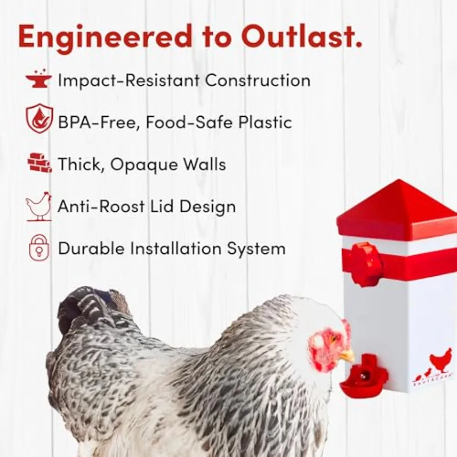 【Spot goods】32oz 1L Drinker Plus 2 Versatile Nipples - Suitable for Chicks Quail Pigeons Doves and Other Smaller Birds - 1 Pack view 4