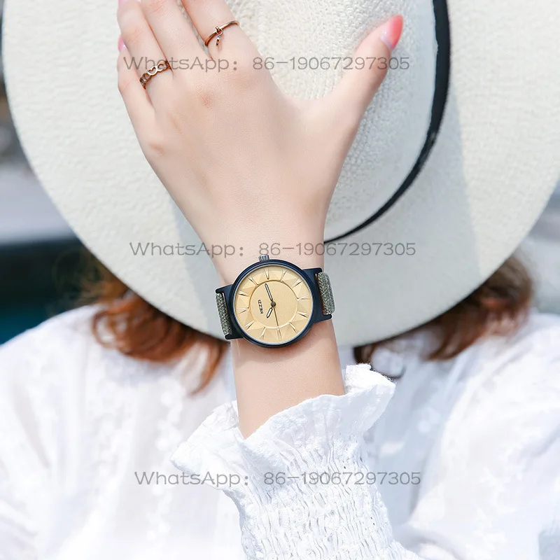 Reloj cuarzo esfera grande moda mujer