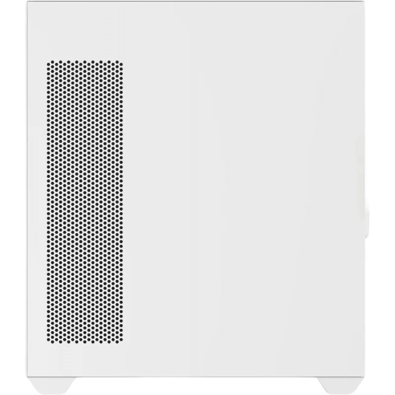 حافظة كمبيوتر الألعاب - حافظة Mid Tower ATX، أسود/أبيض، تتضمن 4 مراوح RGB، وحدة معالجة الرسومات USB 3.0، وحدة معالجة الرسومات مقاس 400 مم، ومبرد وحدة المعالجة المركزية 165 مم، و7 فتحات توسيع، #6