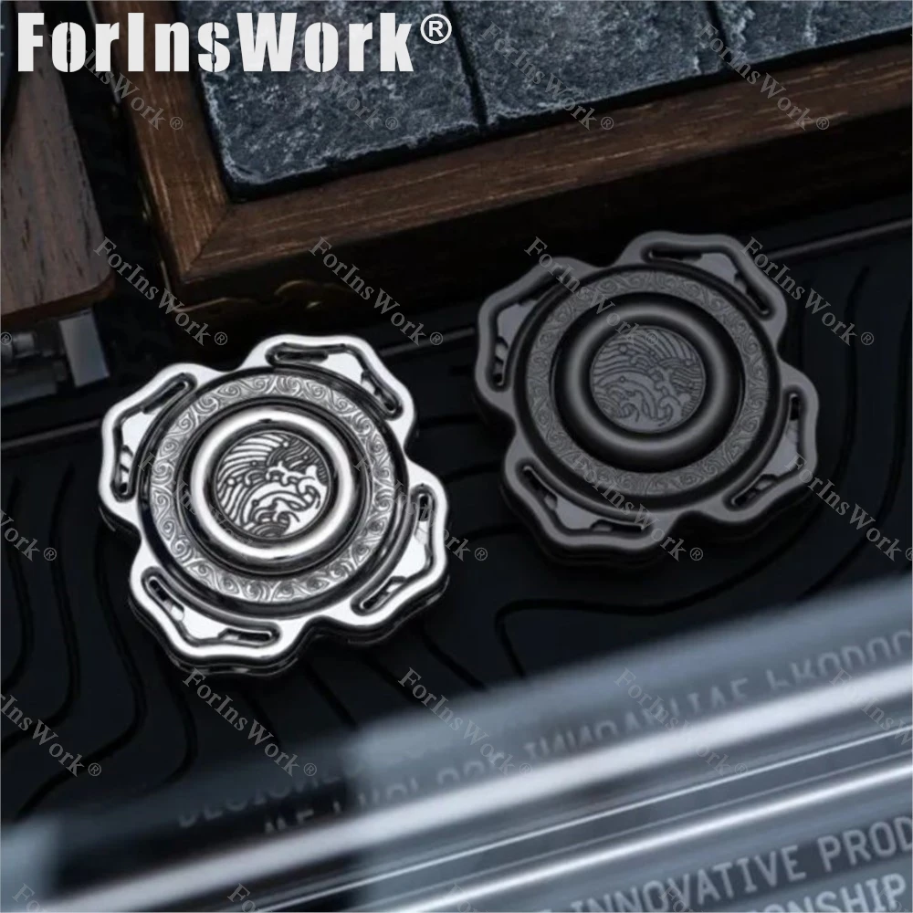 JCJ EDC toupie magnétique à bras ouvert jouets sensoriels Spinner à main EDC Fidget jouet Fidget Spinner métal