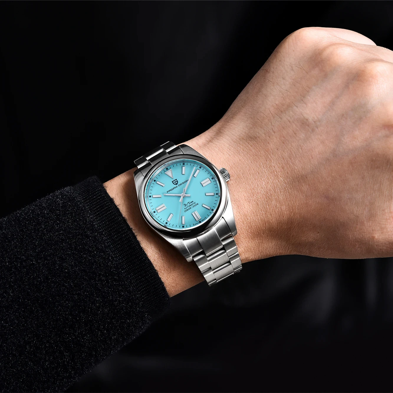 PAGANI DESIGN Luxury Classic Men‘s Mechanical Automatic Watches NH35A Stainless Steel Sports Waterproof Sapphire Clock PD1690