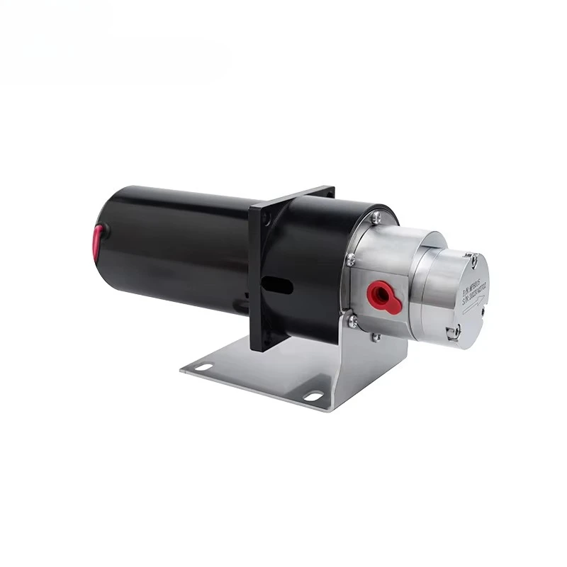 High Performance No Leak Food Grade 316L Stainless Steel MPB015 Equipped 60W DC Motor 24V Low Pressure Gear Pump