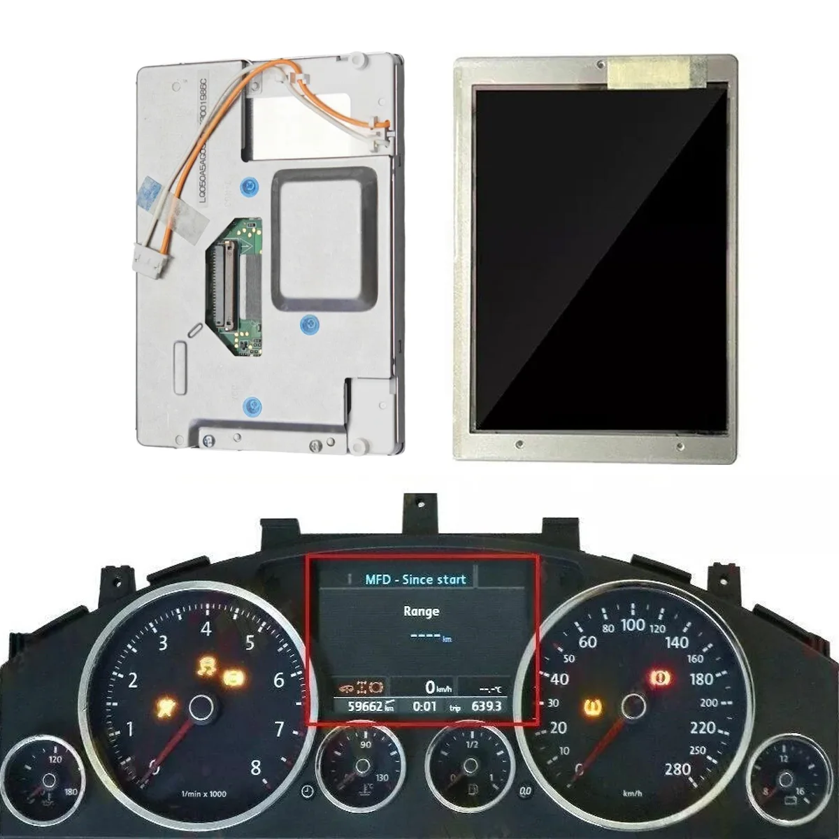 LQ050A5AG03 LQ5AW136 메르세데스 포르쉐 폭스바겐 투아렉 차량용 새 5인치 LCD 스크린 디스플레이 패널
