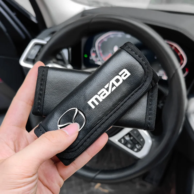 1/2pcs Car Roof Pull Glove Roof Armrest Handle Protective Cover Accessories For Mazda 3 6 CX5 5 2 323 CX7 Demio Atenza Axela