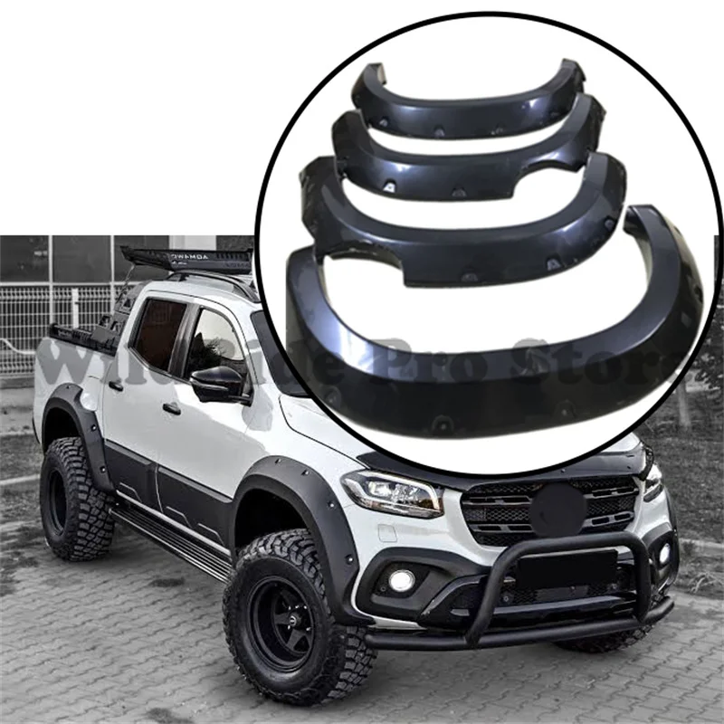 

DUKE4WD Fender Flare for Mercedes-Benz X class 2018+With Decorative Screws Wheel Arch Mudguard