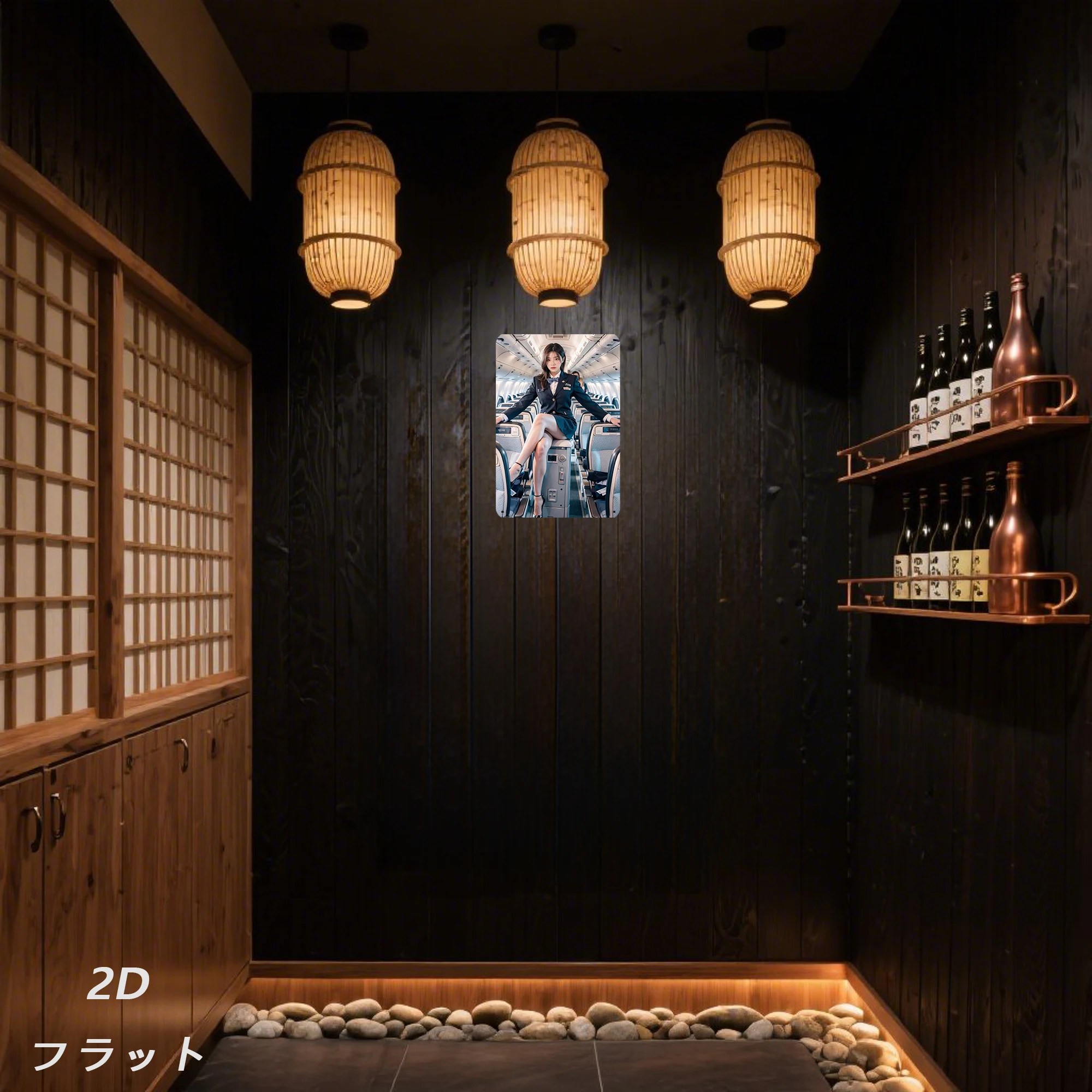 خمر الطيران المعادن جدار الفن الرجعية الطيران ديكور للرجل الكهف المنزل مكتب بار