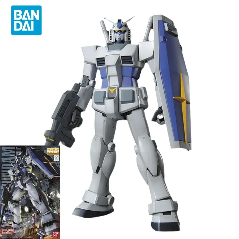 Bandai Original GUNDAM Anime Model MG 1/100RX-78-2 GUNDAM G3 Ver2.0 Action Figure Assembly Model Toys Gifts for Children