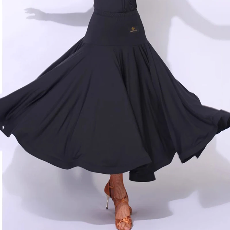 

New Waltz Dance Skirt Modern Big Swing Skirt Half Body Skirt Adult Women National Standard Social Dancewear Long Clothes