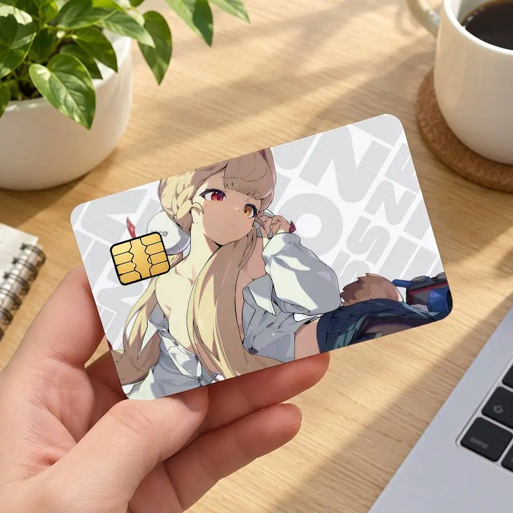 Zenless Zone Zero Alice Thymefield Ideal Gift Wrapping Option Credit Card Cover Stickers Original Design Card Stickers