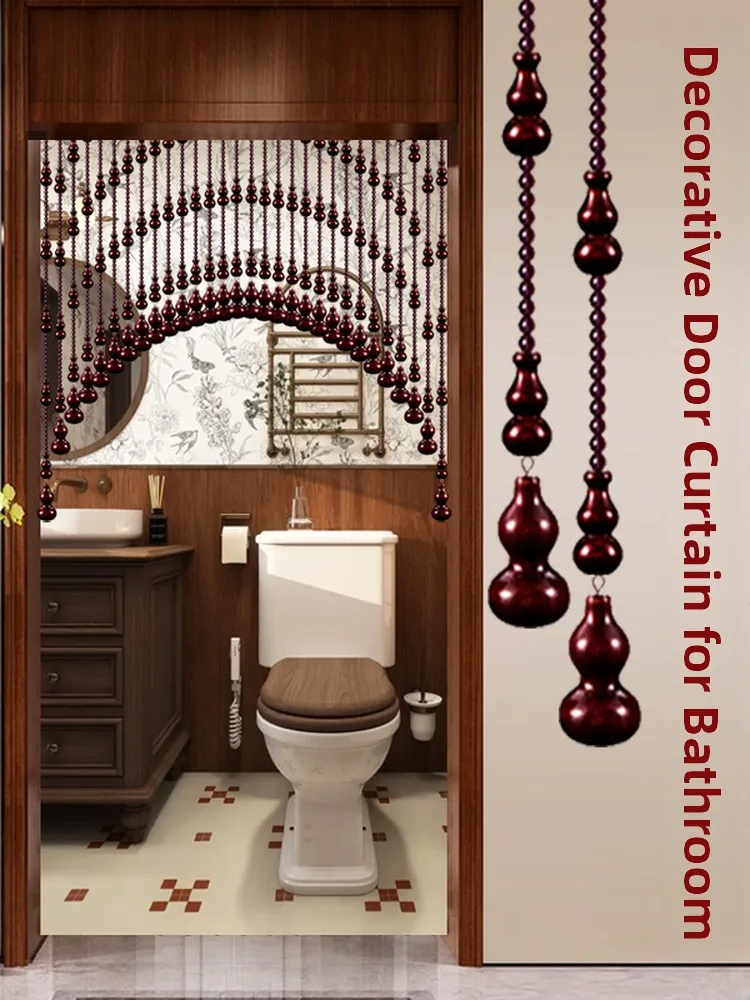 

Peach Wood Gourd Door Curtain Partition Curtain Batoom Bedroom Screen ort Curtain Home Fabric Door Curtain Accories
