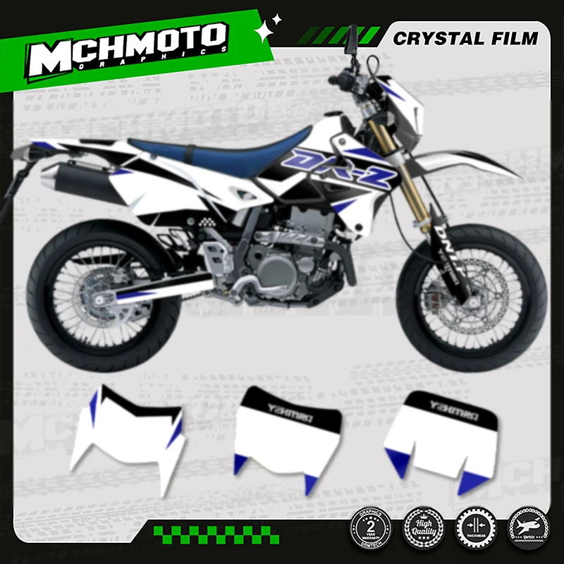 

MCHMFG TEAM GRAPHICS фоны наклейки для Suzuki 2000-2012 2011 2010 2009 2008 2007 DRZ400 DRZ 400 мотоцикл 005