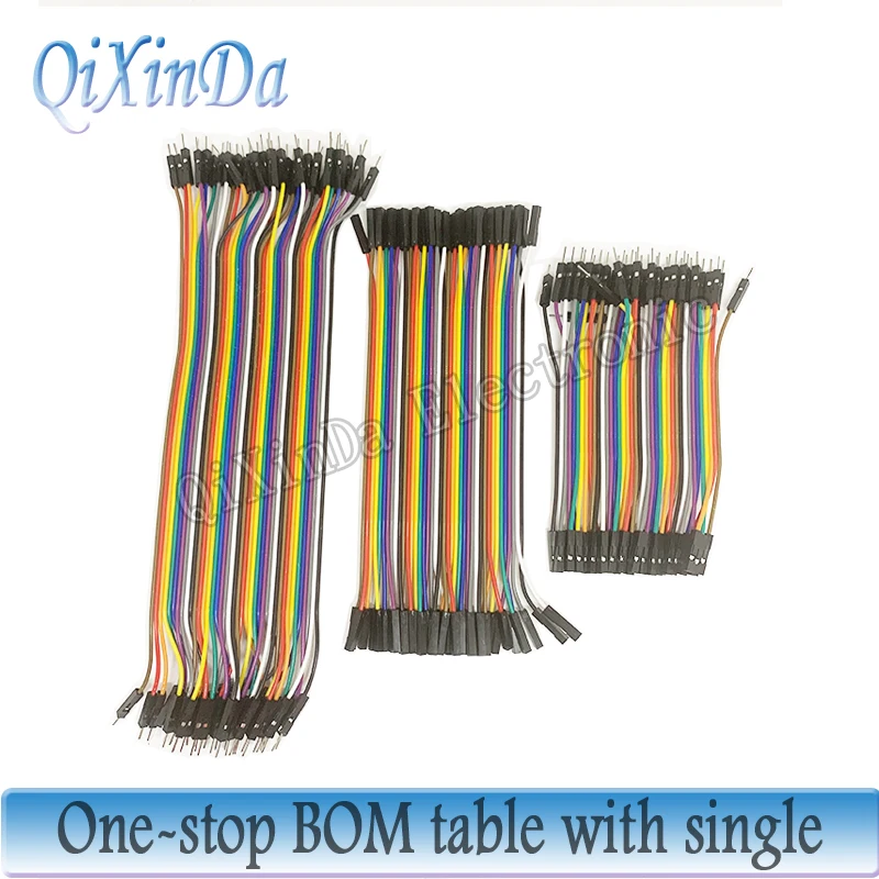 Dupont Line 10CM 20CM 30CM 40CM 40Pin Мужской-Папа + Мужской-Женский и Женский Перемычка Dupont Кабель для Arduino