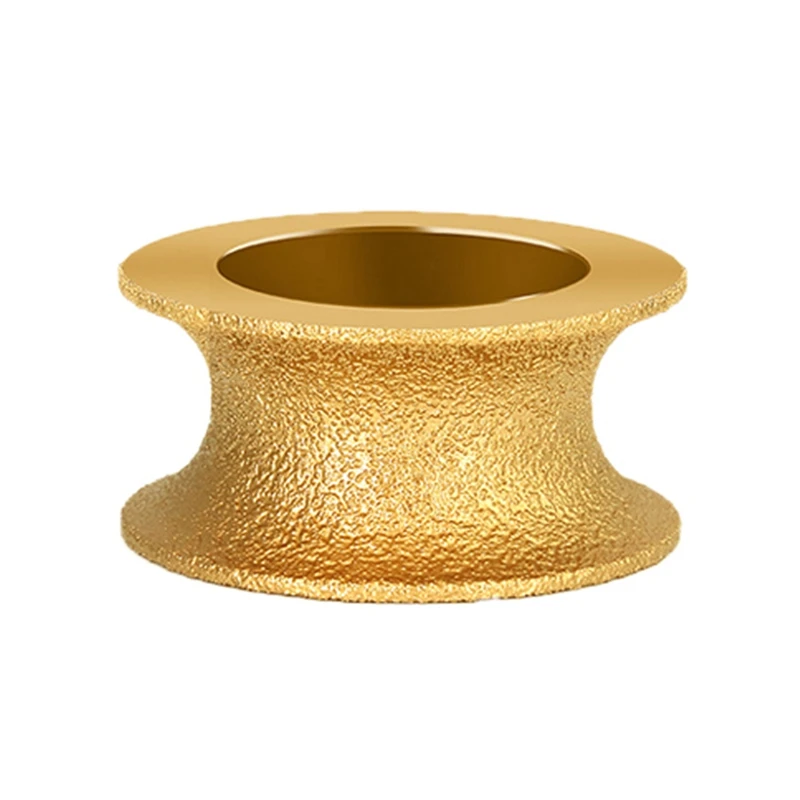 30Mm Thick Gold Brazed Diamond Angle Grinder Stone Grinding Wheel Used For Angle Grinder Grinding Wheel Tool Durable