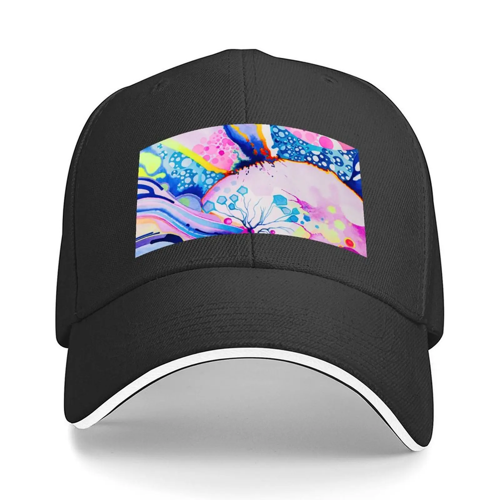 

Бейсбольная кепка Infinite Flare с акварельной росписью, кепка от солнца, шляпа в стиле вестерн, забавные шляпы, винтажные мужские бейсболки, женские