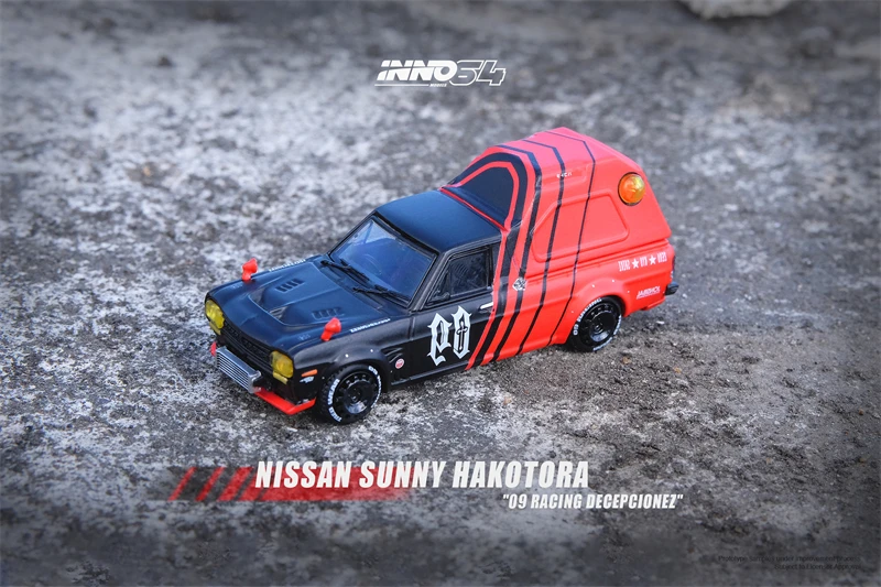 

INNO 1:64 nissan sunny hakotora Collection Metal Die-cast Simulation Model Cars Toys