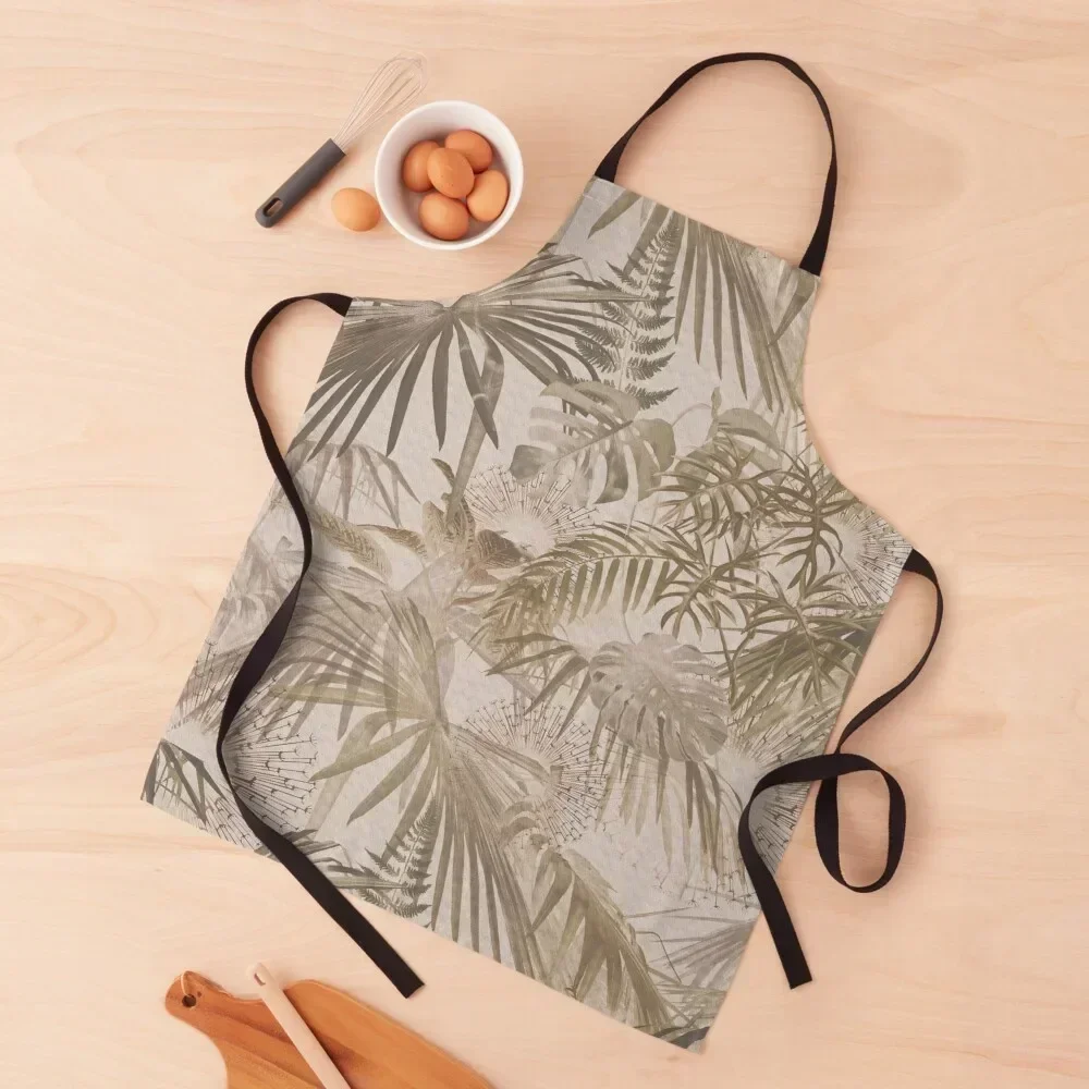 

Tropically (neutral colors)invert Apron Chef Uniform Women Waterproof Smock for hairdressing Salon Apron