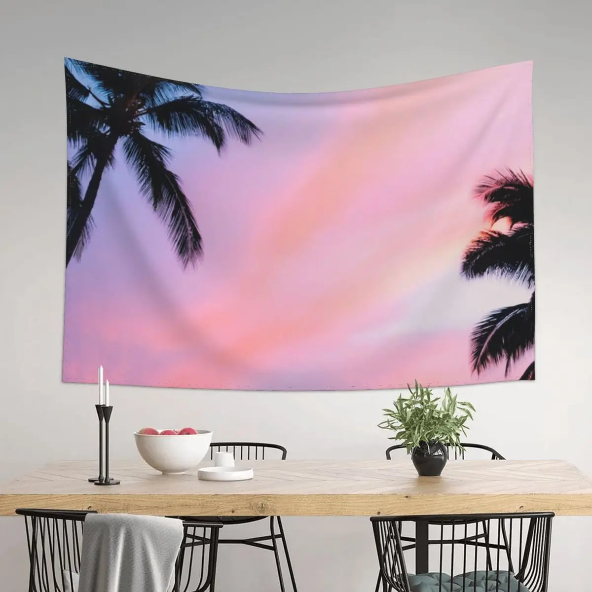 

Clouds and Coconut Palm Tree Tapestry Decoration Aesthetic Bedroom Decor Aesthetic Decoration Tapestry